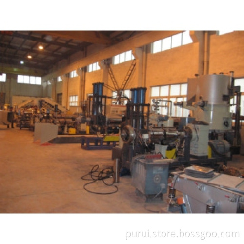 Non woven recycling pelletizing machine